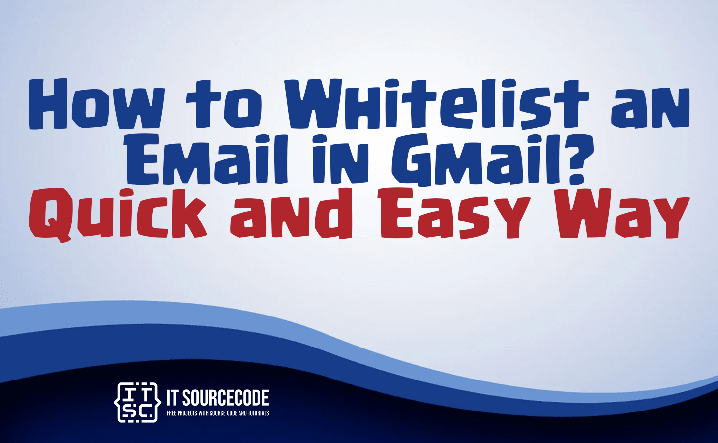 how to whitelist an email