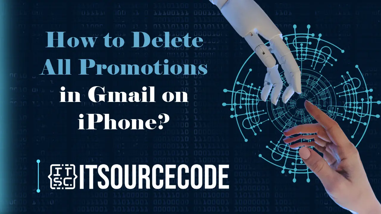 how to delete all promotions in gmail on iphone
