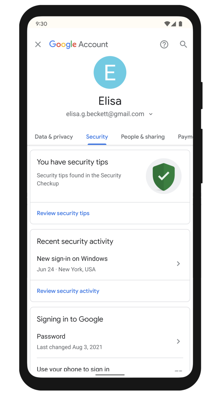 TIPS TO COMPLETE ACCOUNT RECOVERY STEPS GMAIL visual data 8