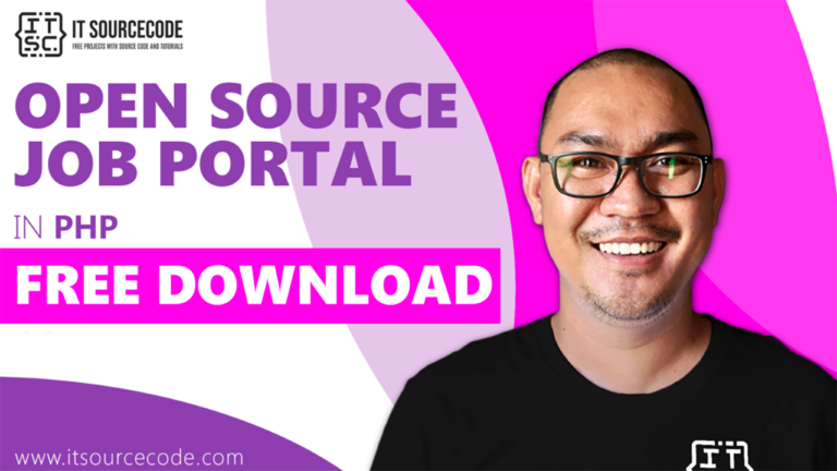 Open Source Job Portal in PHP with Source Code & Free to Download