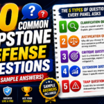50 Common Capstone Defense Questions (with Sample Answers)