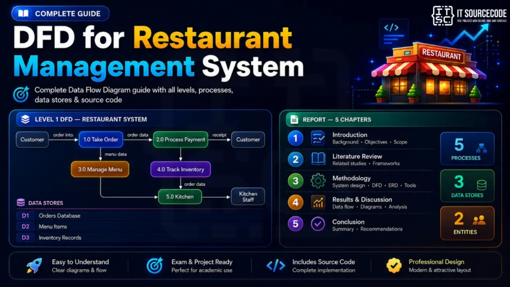 DFD for Restaurant Management System Complete Data Flow Diagram Guide