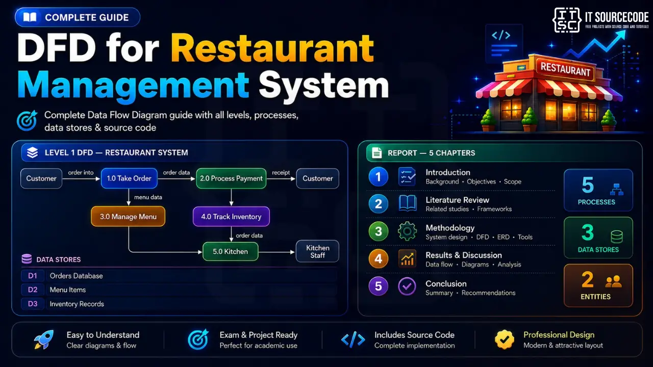 DFD for Restaurant Management System Complete Data Flow Diagram Guide