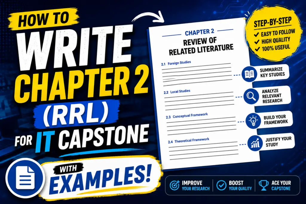 How to Write Chapter 2 (RRL) for IT Capstone — With Examples