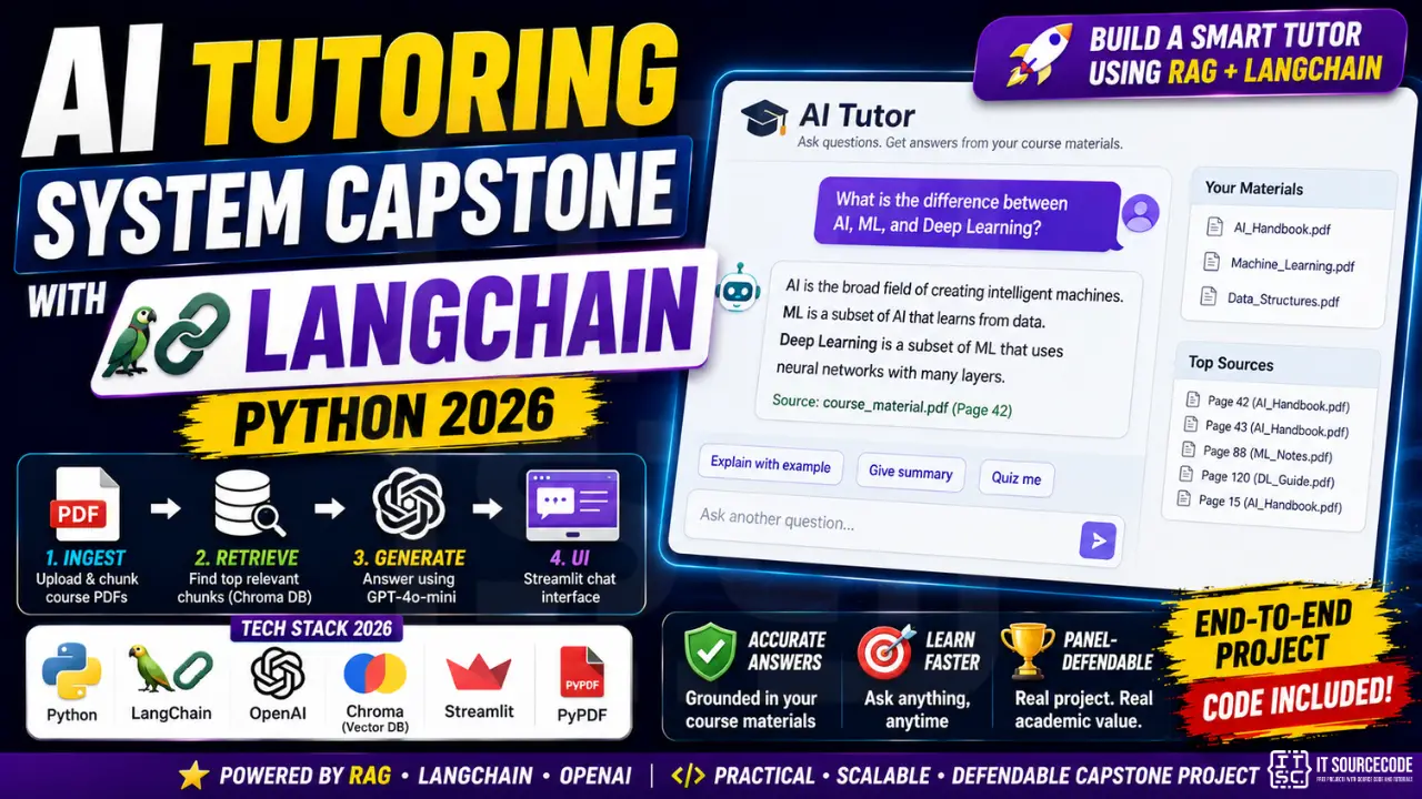 AI Tutoring System Capstone with LangChain (Python 2026)