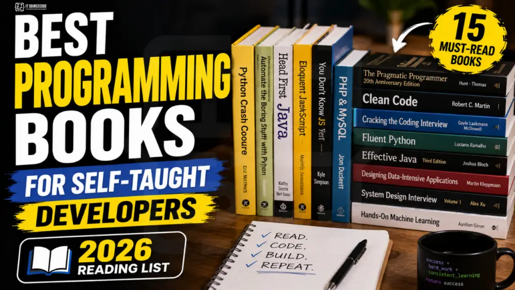 Best Programming Books for Self-Taught Developers · 2026 Reading List