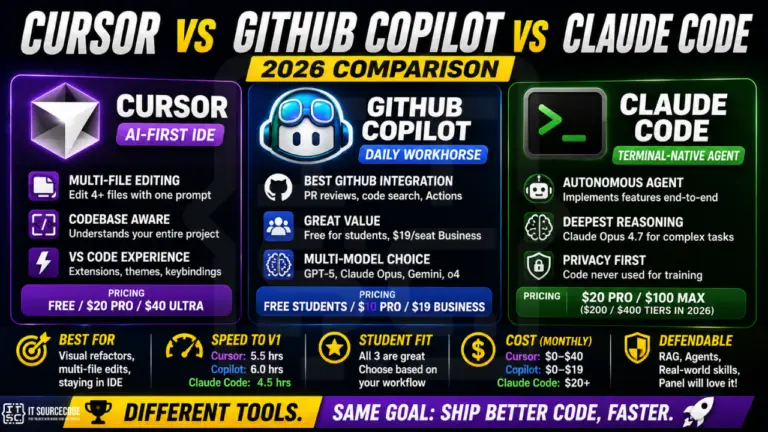 Cursor vs Copilot vs Claude Code · Honest 2026 Comparison