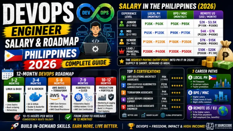 DevOps Engineer Salary & Roadmap Philippines 2026 (Complete Guide)