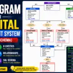 ER diagram for hospital management system