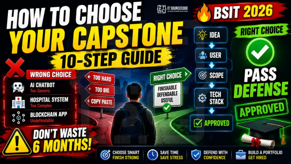 How to Choose Your Capstone Project (10 Step Decision Guide for BSIT 2026)
