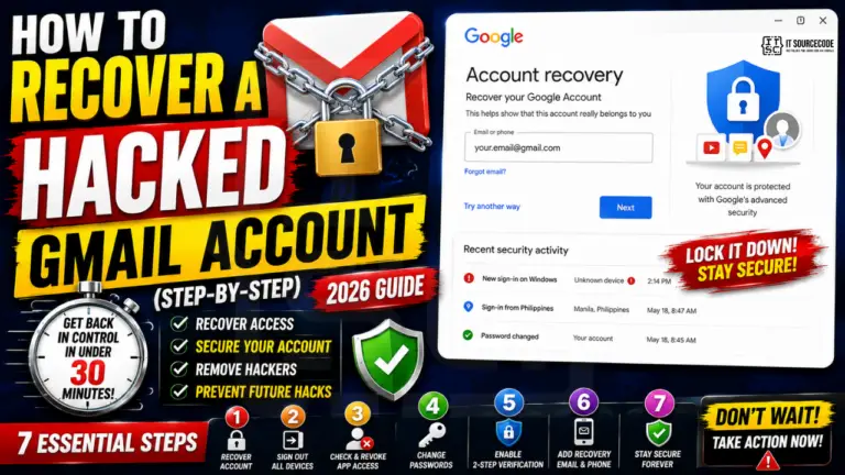 How to Recover a Hacked Gmail Account (Step-by-Step)