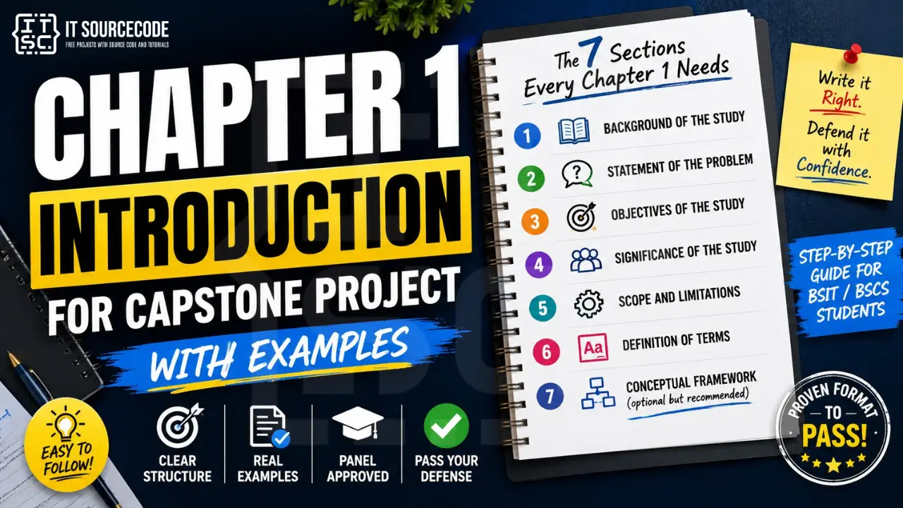 How to Write Chapter 1 for Capstone Project