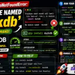 ModuleNotFoundError No Module Named 'duckdb' (2026)