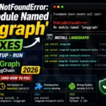 ModuleNotFoundError No Module Named 'langgraph' (2026)