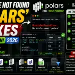ModuleNotFoundError No Module Named 'polars' (2026)