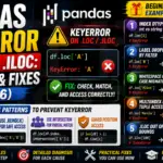 Pandas KeyError on .loc .iloc 5 Causes & Fixes (2026)