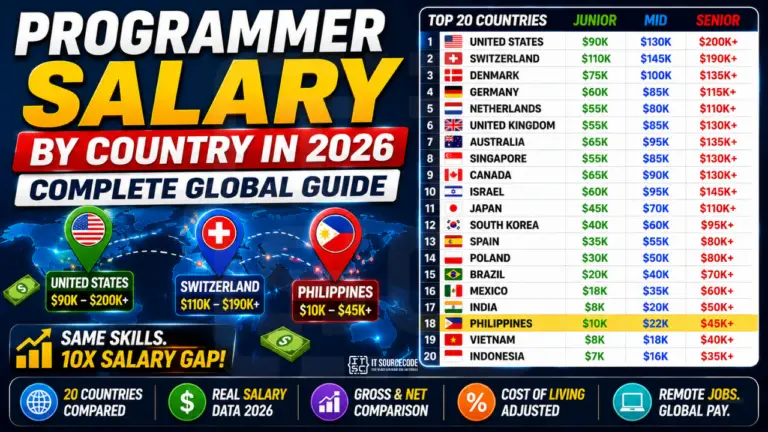 Programmer Salary by Country in 2026, Complete Global Guide