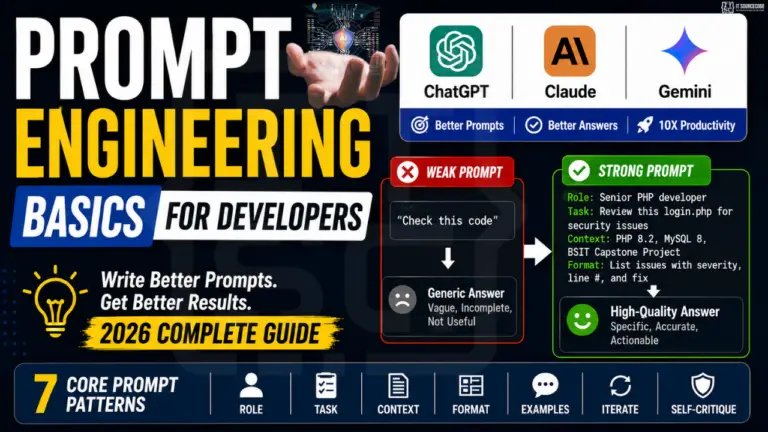 Prompt Engineering Basics for Developers (2026 Complete Guide)