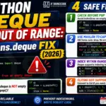 Python deque index out of range collections.deque Fix (2026)