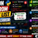 Python pop from empty list IndexError Complete Fix Guide