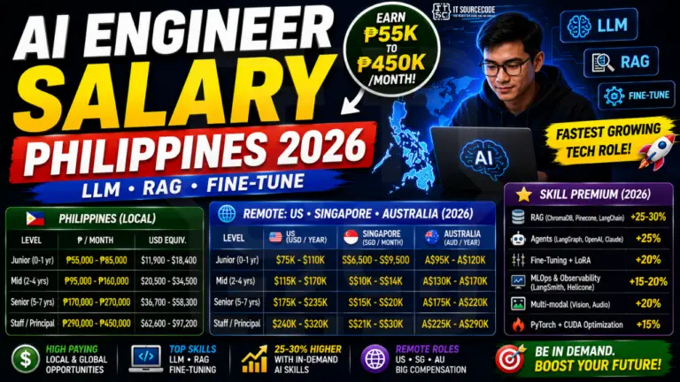 AI Engineer Salary Philippines 2026 (LLM, RAG, Fine-Tune)