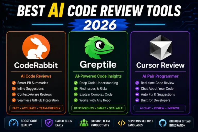 Best AI Code Review Tools 2026 (CodeRabbit, Greptile)
