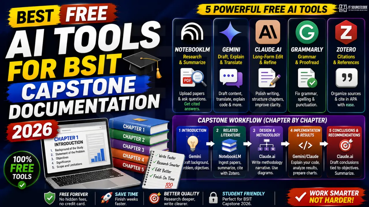 Best Free AI Tools for BSIT Capstone Documentation 2026