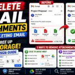 Delete Gmail Attachments Without Deleting Email (2026 Guide)