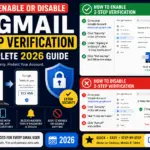 Enable or Disable Gmail 2-Step Verification (2026 Guide)