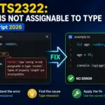 Fix TS2322: Type is not assignable to type (TypeScript 2026)