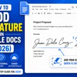 How to Add Signature in Google Docs (2026)