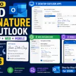 How to Add Signature in Outlook (Desktop + Web + Mobile 2026)