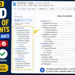 How to Add Table of Contents in Google Docs (2026)