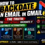 How to Backdate an Email in Gmail (Truth + Alternatives 2026)