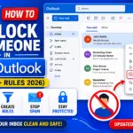 How to Block Someone in Outlook (Junk + Rules 2026)
