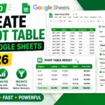 How to Create Pivot Table in Google Sheets (2026)