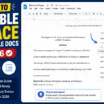 How to Double Space in Google Docs (2026)