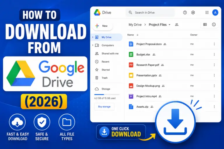 How to Download from Google Drive (2026)