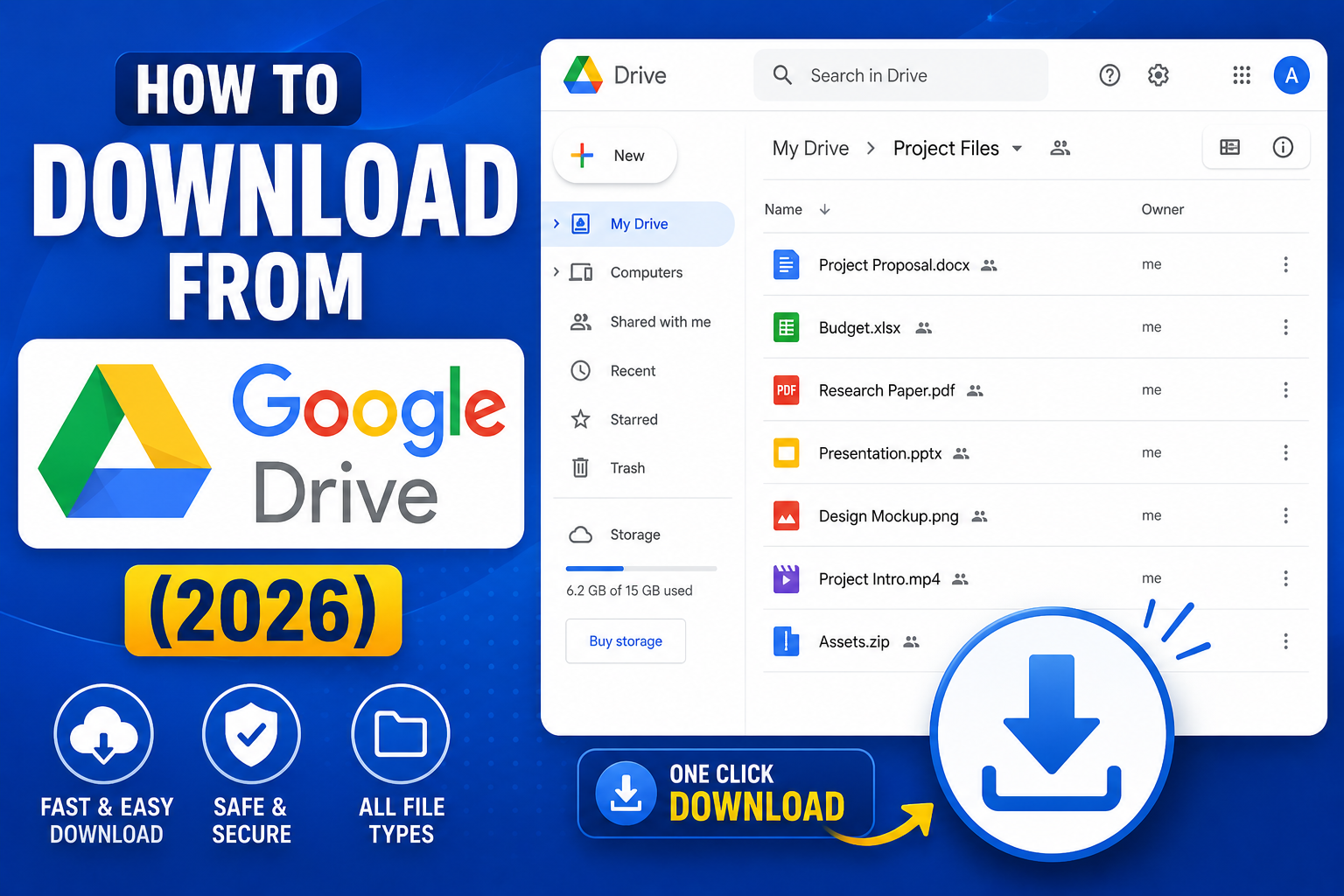 How to Download from Google Drive (2026)