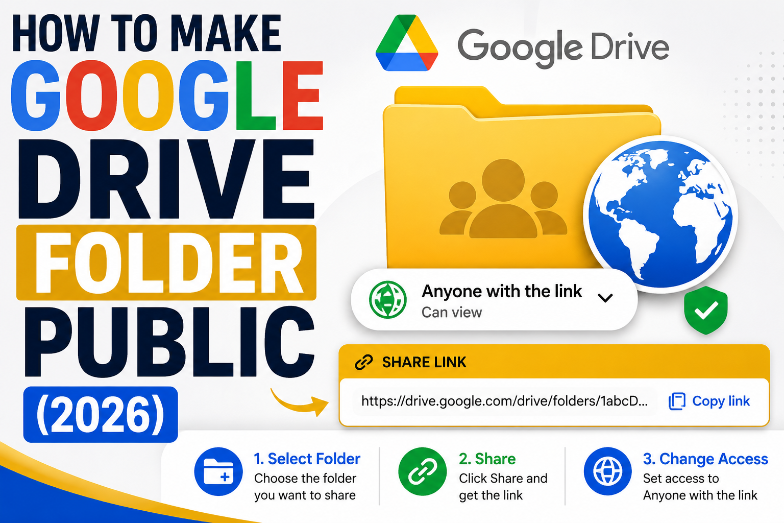 How to Make Google Drive Folder Public (2026)