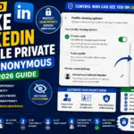 How to Make LinkedIn Profile Private (Anonymous 2026 Guide)