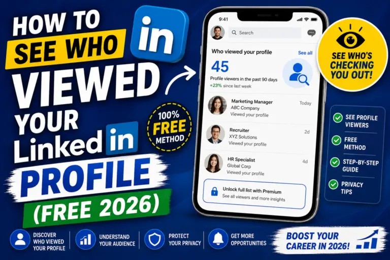 How to See Who Viewed Your LinkedIn Profile (Free 2026)