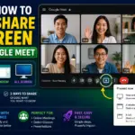How to Share Screen in Google Meet (Tab / Window / All, 2026)
