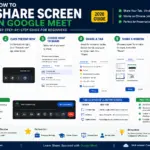 How to Share Screen in Google Meet (Tab Window All 2026)