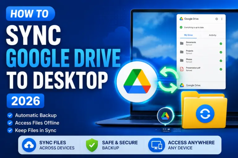 How to Sync Google Drive to Desktop (2026)