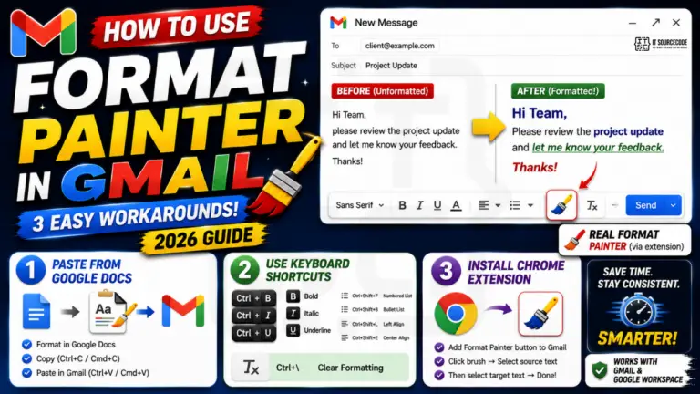 How to Use Format Painter in Gmail (2026 Workarounds)
