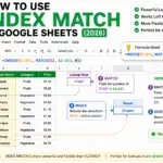 How to Use INDEX MATCH in Google Sheets (2026)