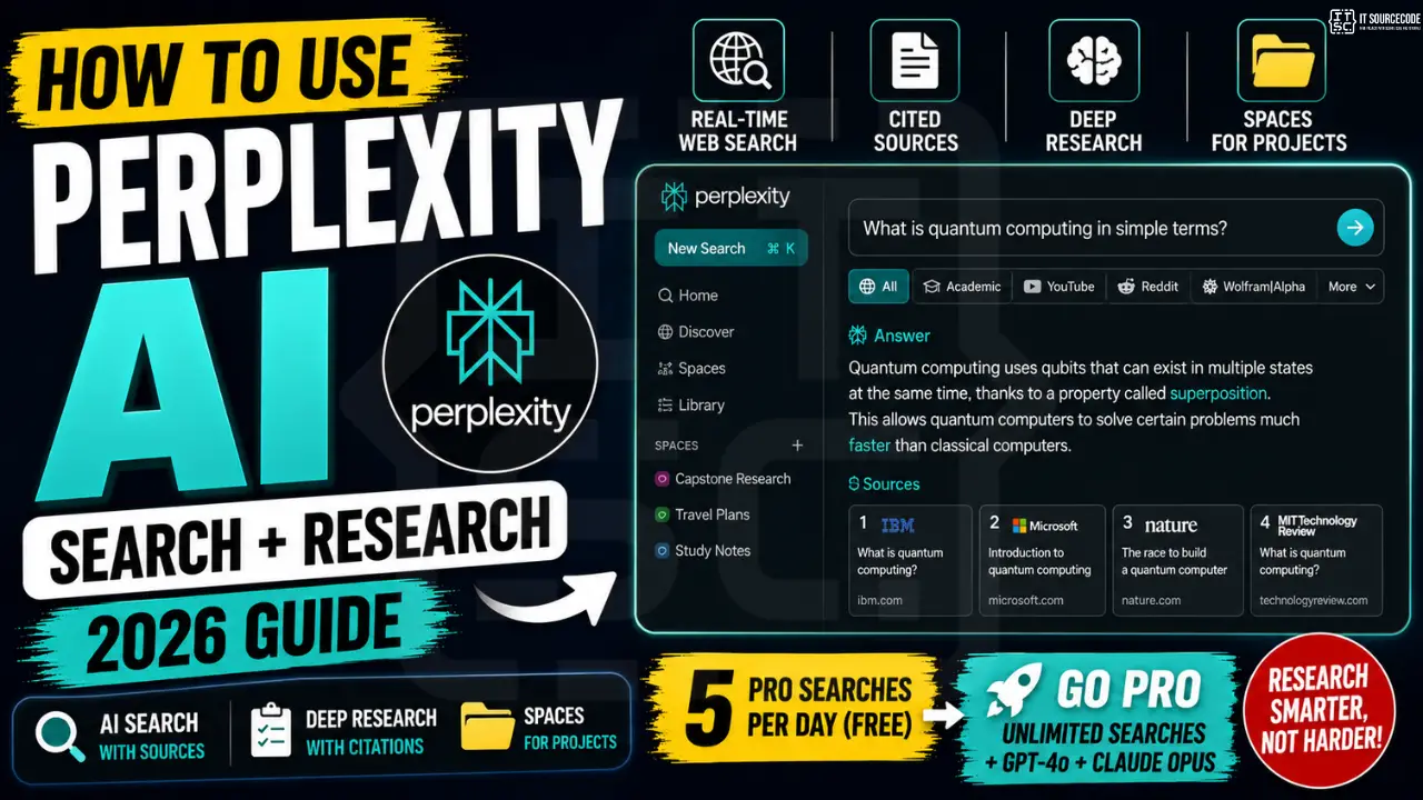 How to Use Perplexity AI (Search + Research 2026 Guide)