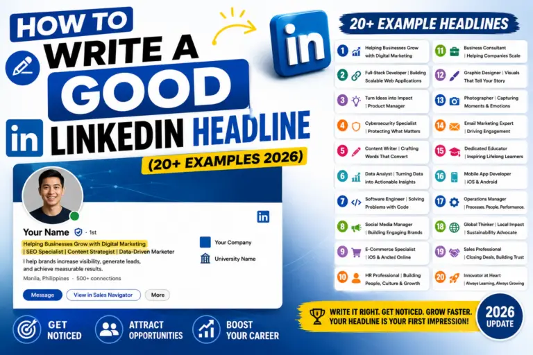 How to Write a Good LinkedIn Headline