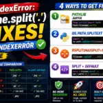 Python IndexError on filename.split('.') 4 Fixes (2026)